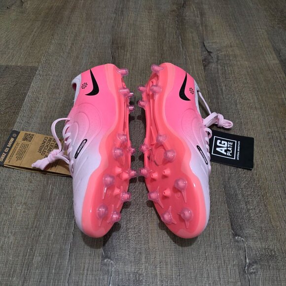 Women’s Pink Foam AG Soccer Cleats – Size 6 US – Tiempo Legend 10 Academy Style - Picture 7 of 8